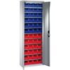 Rack 7035/7035 1980x700x300mm with doors, 48 storage containers